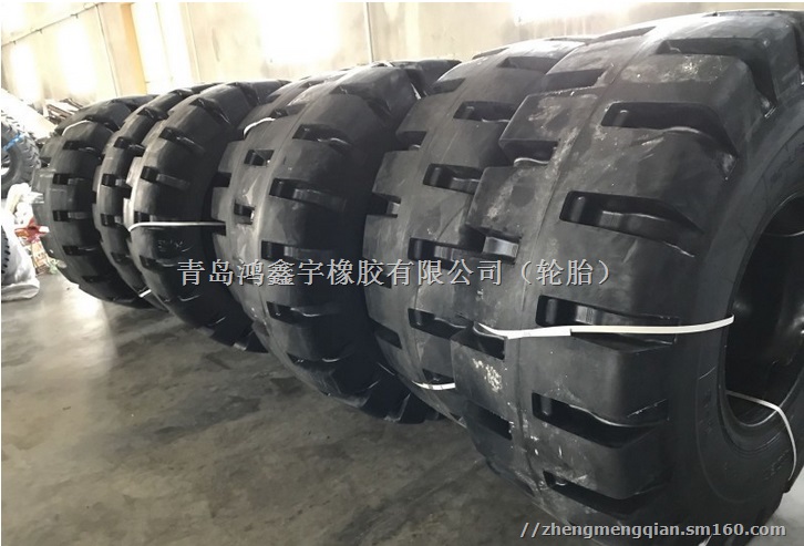 如何安装工程机械轮胎L-5半实心轮胎29.9-25