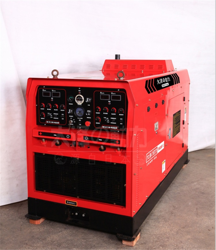 带拖车500A柴油发电电焊两用机