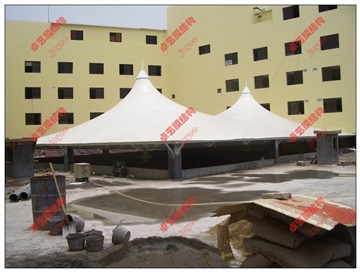 商业中心中庭膜结构