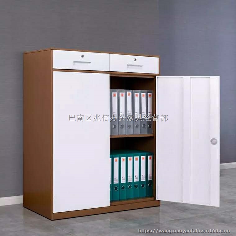 重庆兆信窄边铁皮柜钢制文件柜厂家直销