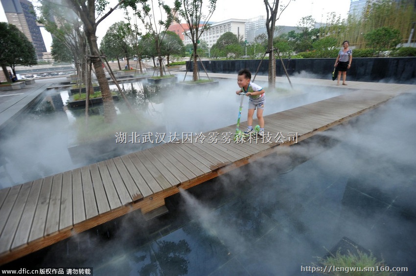 武汉景观智能雾化设备技术/旅游景点人造雾设备/公园