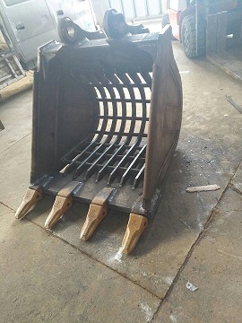 日立ZX230挖掘机栅格挖斗，栅栏挖斗，清淤挖斗