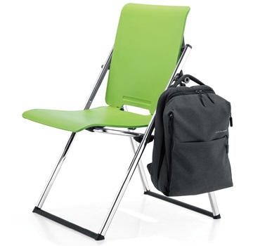 塑料折叠桌 桌椅两用椅 多功能会议椅 组合塑料培训