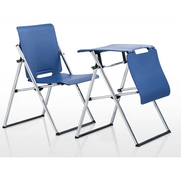 塑料折叠桌 桌椅两用椅 多功能会议椅 组合塑料培训