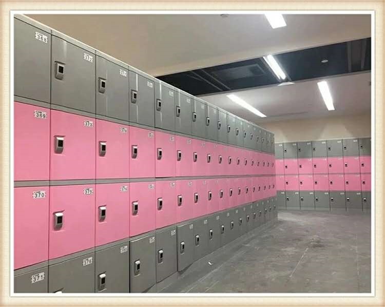 贵阳塑料更衣柜塑料储物柜教室塑料书包柜厂家供应