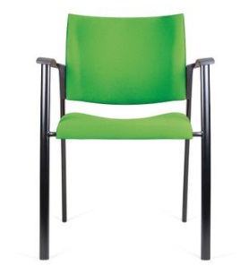 西皮四脚会客椅 扶手椅 布艺多功能椅子