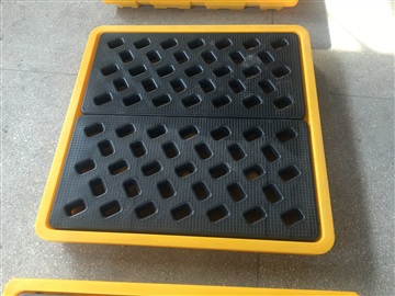 聚乙烯防漏托盘-1桶2桶4桶-苏州固赛工业送货