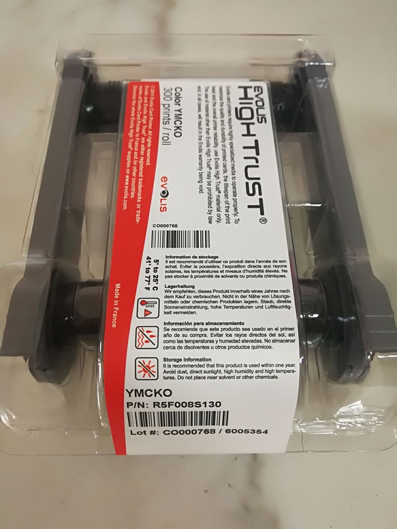 R5F008S130彩色色带S13证卡打印机色带