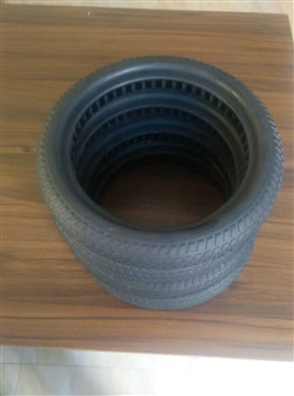 14寸代驾车实心轮胎镂空胎蜂窝轮胎