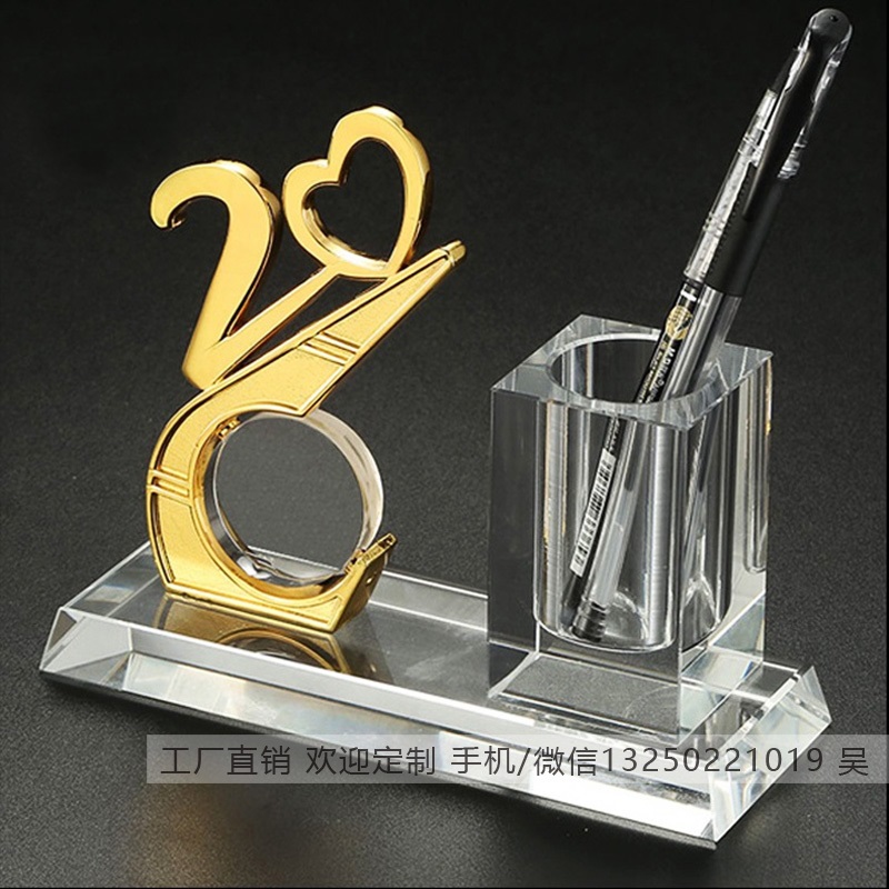 公司十周年纪念品摆件定制 广州周年庆典礼品 工艺品