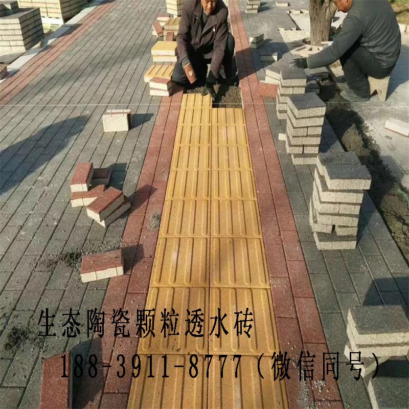 众光陶瓷透水砖 让广场道路更多彩