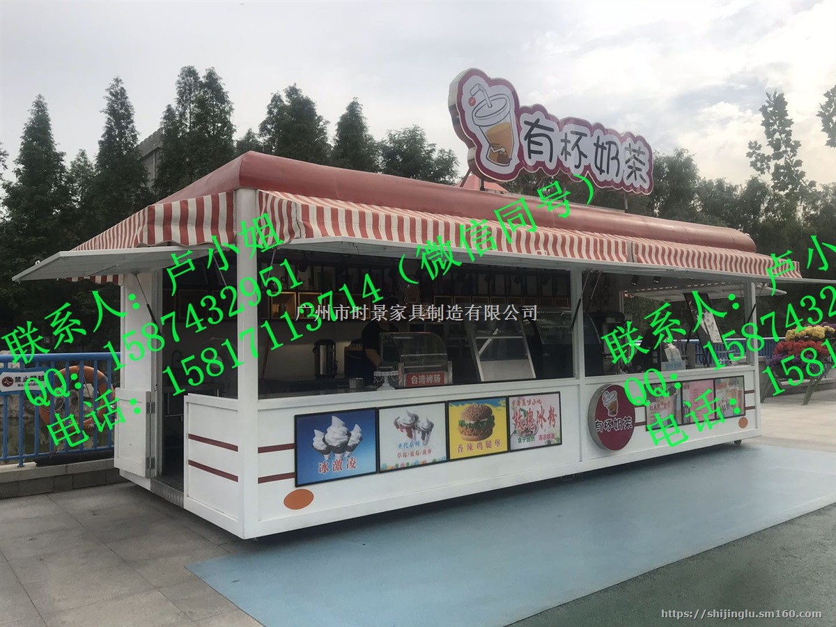 景区仿古售货亭，商业街移动小卖部，购物商场零售商亭