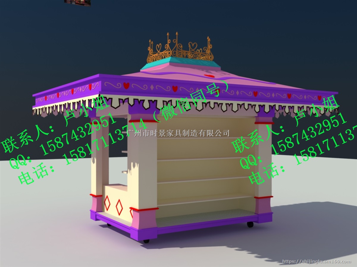 景区仿古售货亭，商业街移动小卖部，购物商场零售商亭