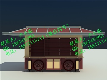 景区仿古售货亭，商业街移动小卖部，购物商场零售商亭