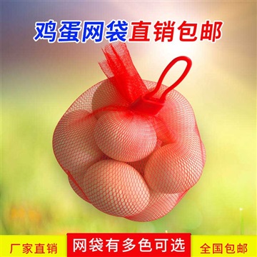 120孔30cm8-10枚装鸡蛋网袋带扣多色可选