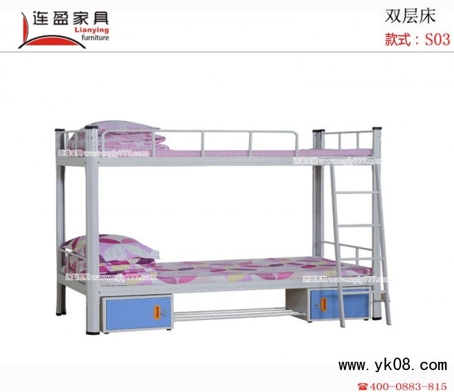 衡阳高低单人床无螺丝卡式连接，牢固静音