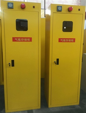 柳州气瓶柜存放不同气体配有报警系统-上海产