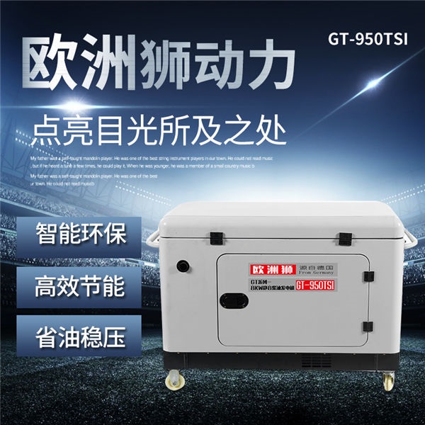 欧洲狮动力6kw柴油发电机移动轻便