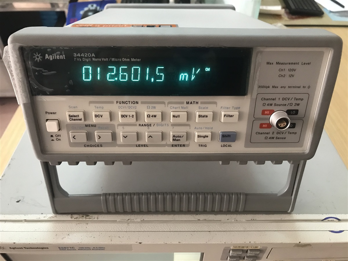 安捷伦34420A毫微电压计/微欧姆表