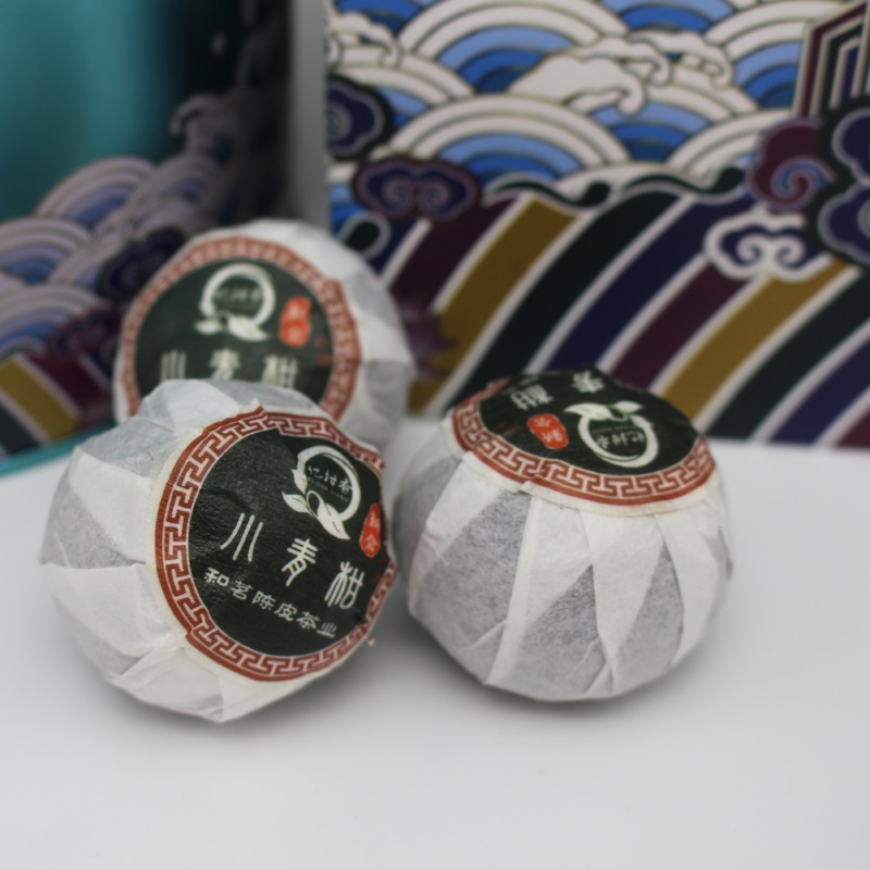 茶叶小青柑普洱茶正宗忆柑香新会小青柑500g