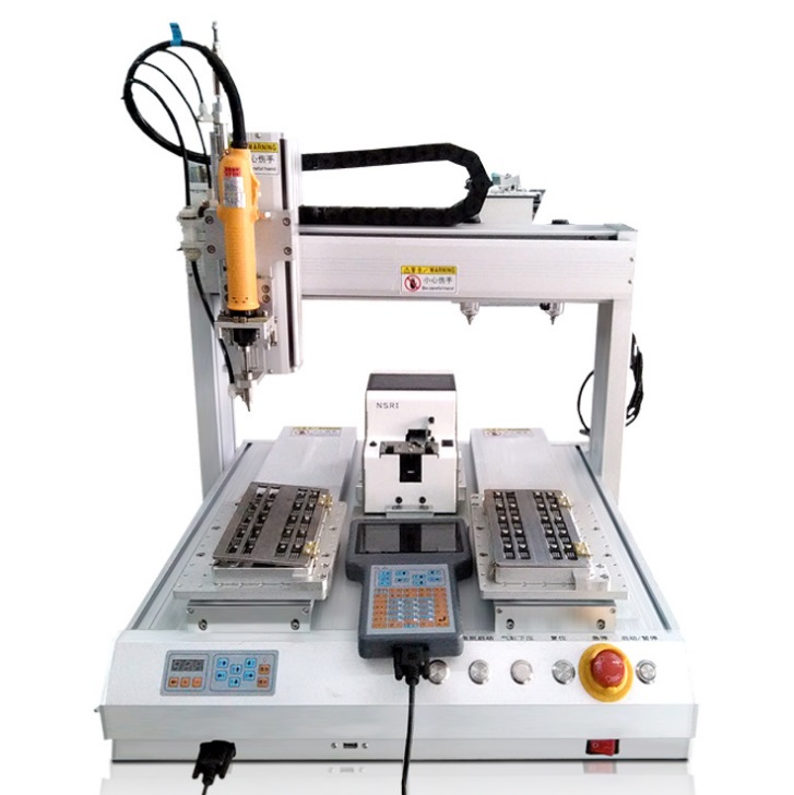 无锡厂家自动电批吹气式拧螺丝机流水线喇叭锁螺丝设备