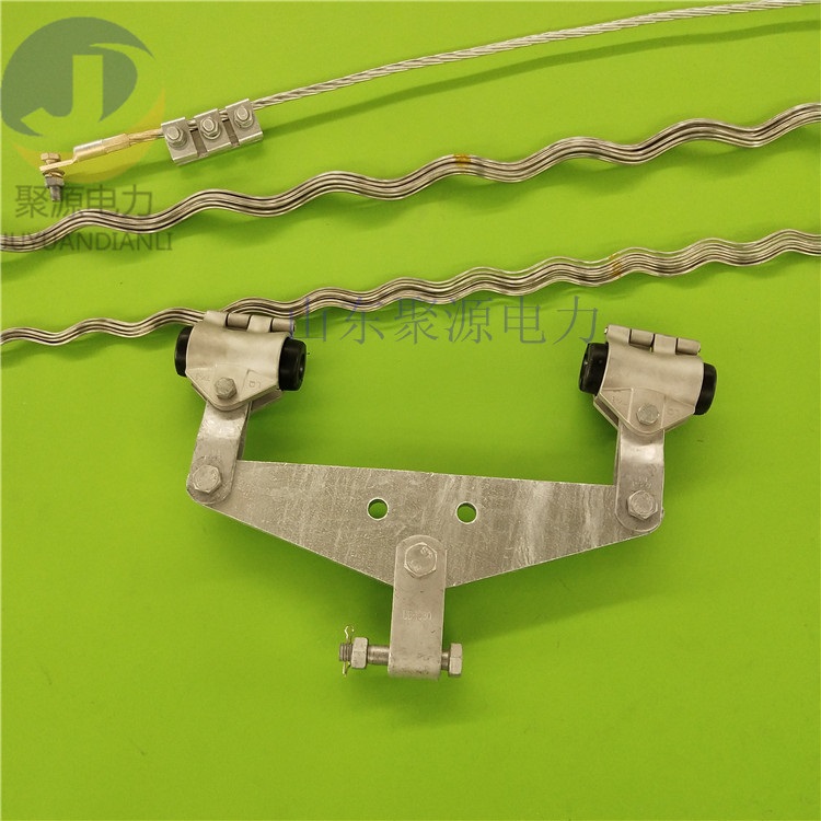 OPGW光缆用双悬垂线夹 预绞式双悬垂夹具光缆金具