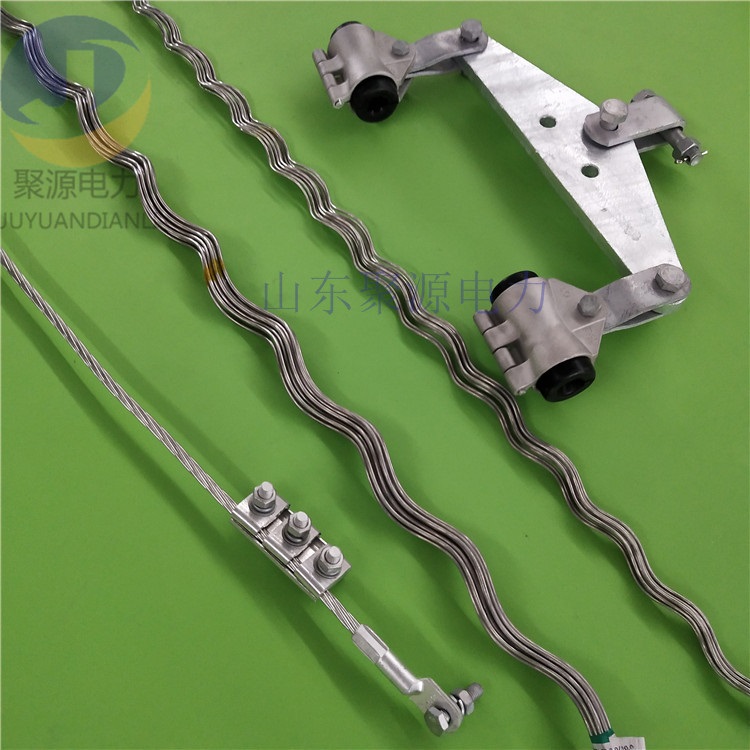 OPGW光缆用双悬垂线夹 预绞式双悬垂夹具光缆金具