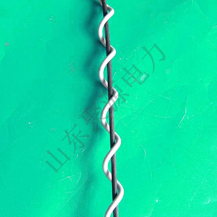 电力金具高弹性防震鞭 ADSS光缆用防震鞭螺旋减器
