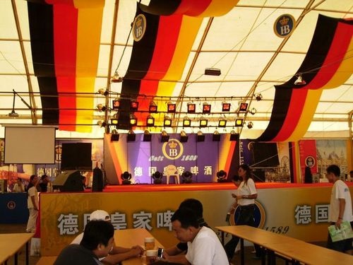 啤酒大蓬厂家 出售租赁商场促销帐篷 亚太篷房制造