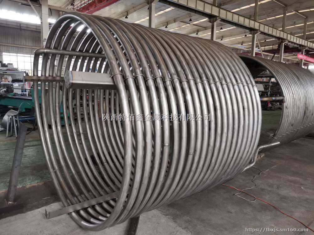 U型钛盘管;蛇形钛盘管;方形钛盘管;镍盘管;锆盘管