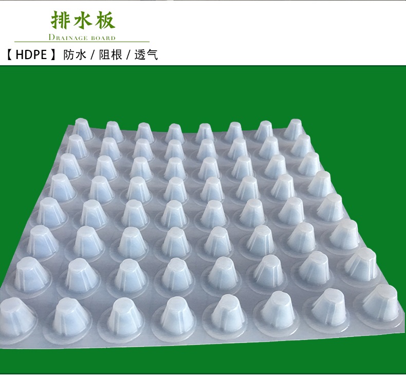 供应廊坊2公分塑料凸壳排水板-车库顶板专用