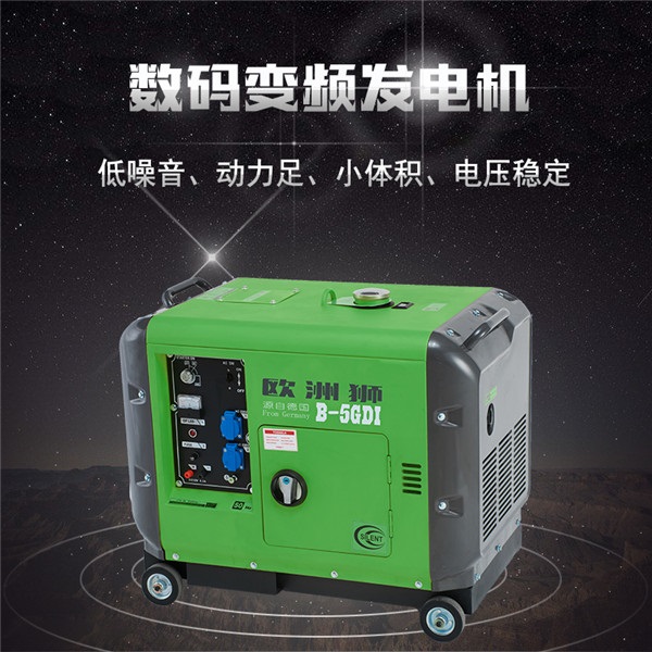 5kw数码变频发电机实物