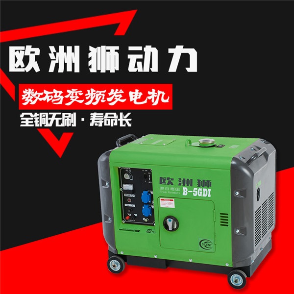 5kw数码变频发电机实物