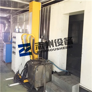 弹簧自动喷塑流水线 汽车避震弹簧自动喷涂设备