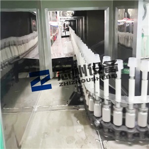 酒瓶盖自动喷漆流水线 地链式自动喷漆流水线