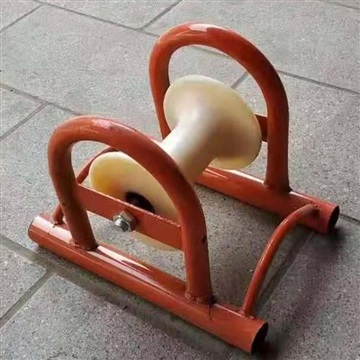 三联井口滑轮 铝轮电缆滑车转角滑轮地缆6