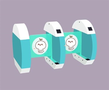 武汉通道闸，人脸通道闸门禁系统。