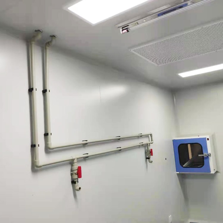 PP-H管纯化水分配管路安装PPH管材安装施工