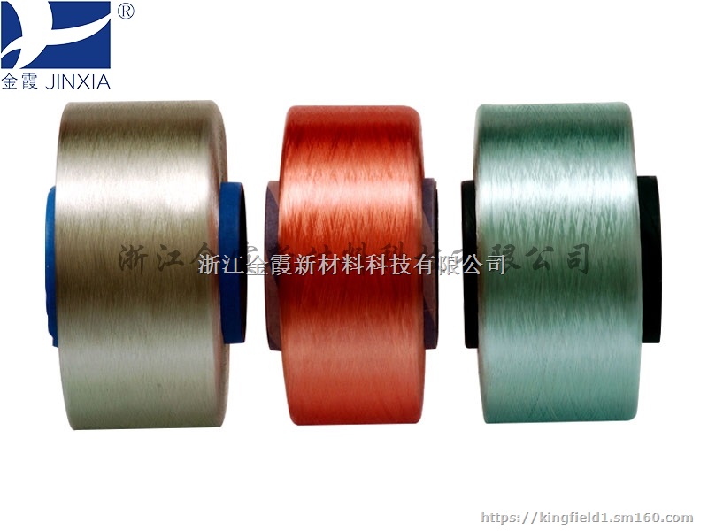 涤纶扁平色丝 涤纶超亮色丝