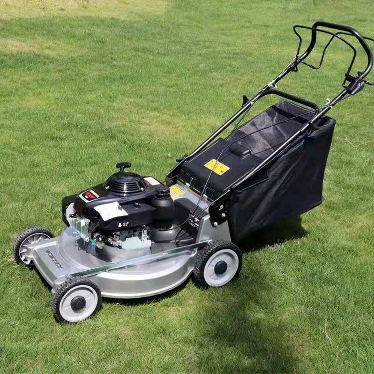 玉溪市自走式汽油草坪机4kw手推修草机