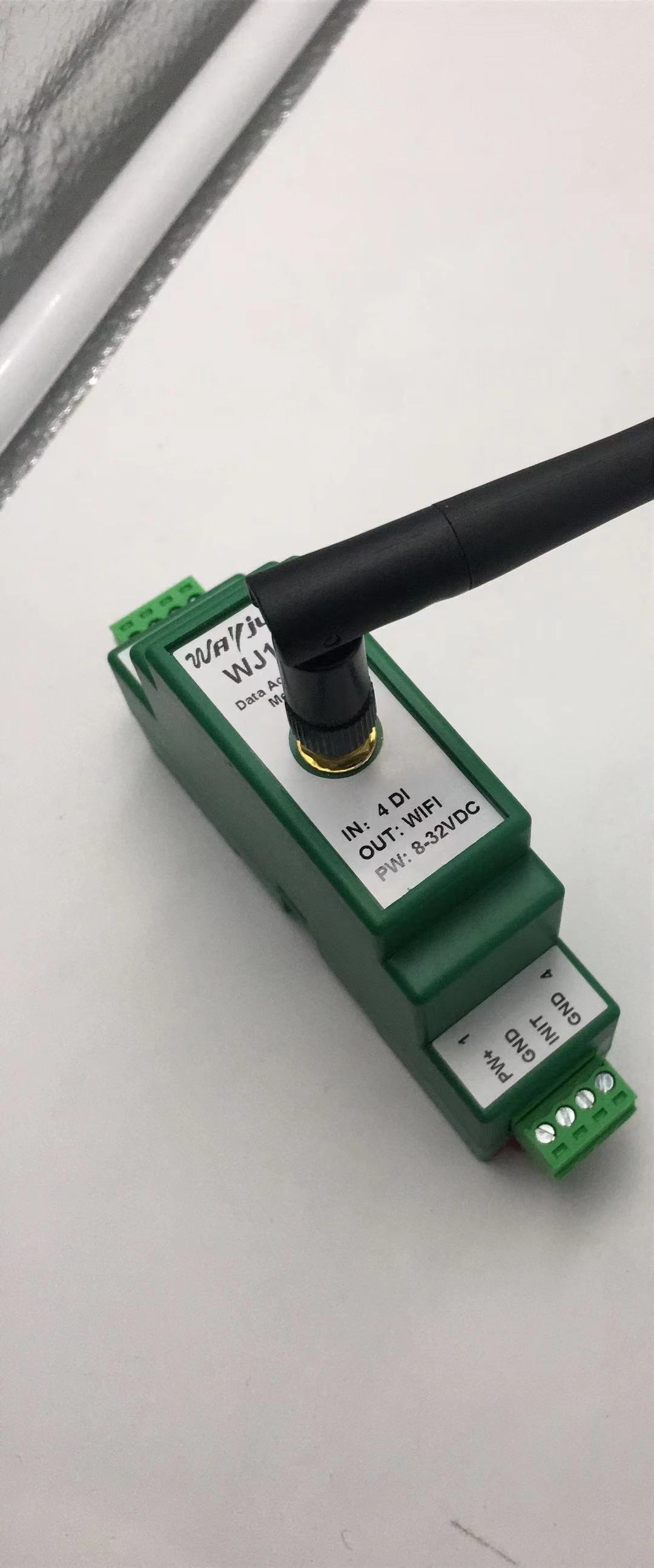 4路DI开关检测计数器， Modbus TCP协议