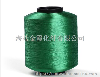 600D特黑涤纶加捻色丝 倍捻色丝