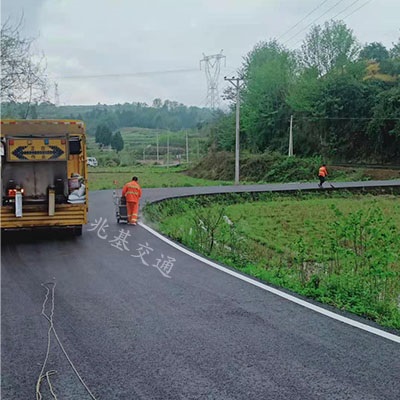市政道路热熔标线企业 重庆城口画线施工工程 画车位