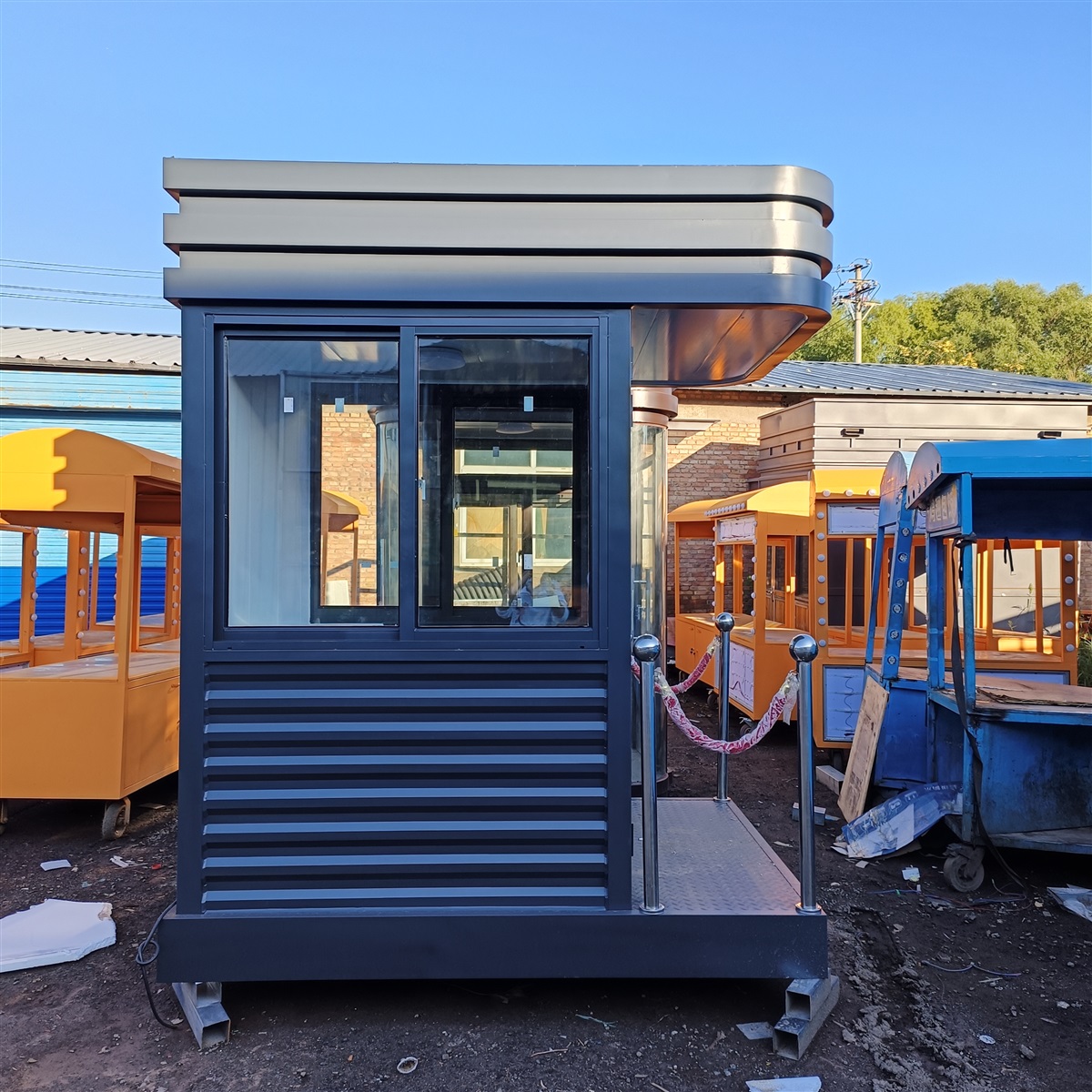 供应山西钢结构治安岗亭 形象岗亭 交通执勤站岗亭