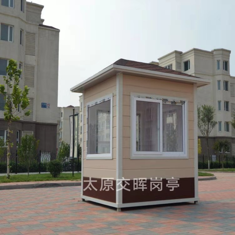 山西晋中金属雕花板岗亭 治安岗亭 户外执勤站岗亭