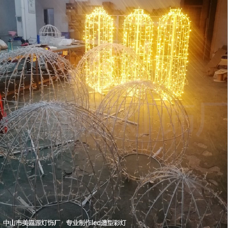 灯光节用的动物灯,立体造型灯,3D立体动物灯
