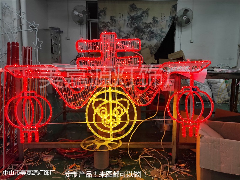 灯杆亮化灯,灯杆上装的灯笼,装在灯杆上的图案灯