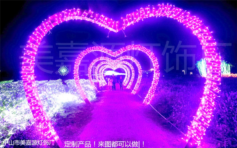 庆祝100周年庆用什么灯,节庆彩灯,灯光秀制作厂家