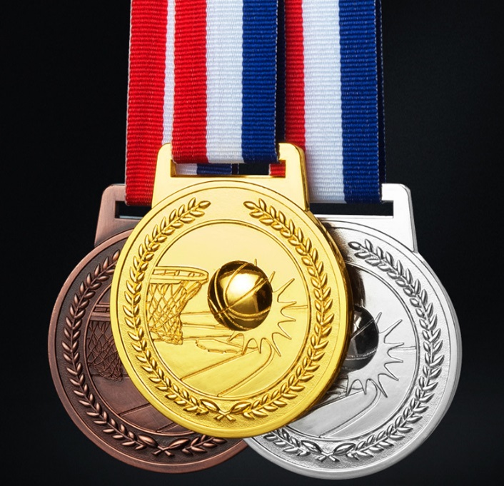 马拉松比赛纪念奖牌 运动纪念奖章 校运会金属牌