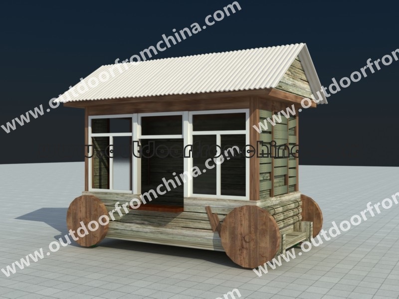 厂家直供公园售卖花车 景区移动式售货亭